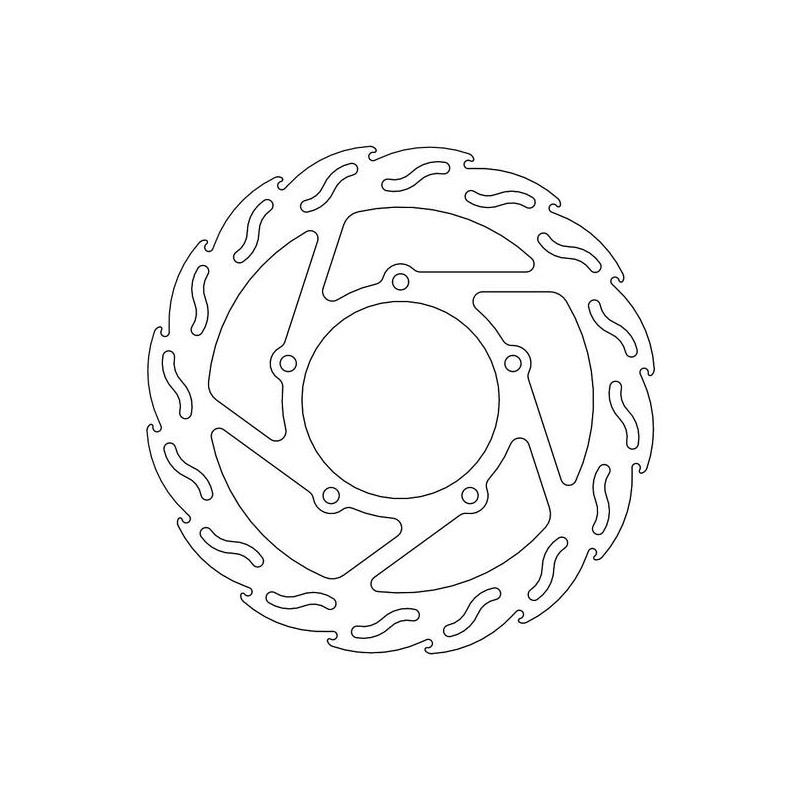 Disque de frein Avant Moto-Master Flame pour Scrambler 900 (06-16) - 110698 Disque de frein Avant Moto-Master Flame pour Scrambler 900 (06-16) - 110698