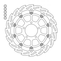 Disque de frein Avant Moto-Master Flame pour Street Twin 900 (16-20) - 112270
