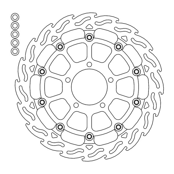 Disque de frein Avant Moto-Master Flame pour Street Twin 900 (16-20) - 112270