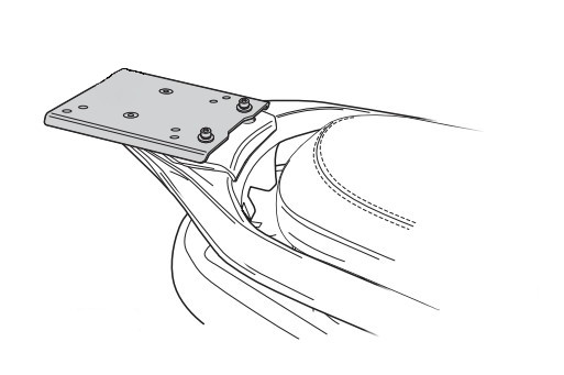 Support Top Case Scooter pour Piaggio Exclusive 530 (22-25)