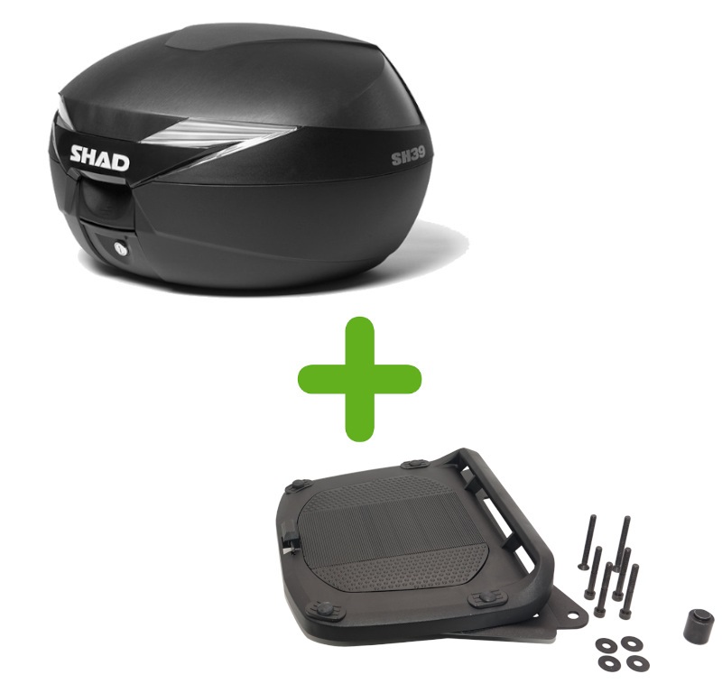 Pack Shad Top Case + Support pour Voge 650 DS / DSX (21-22)