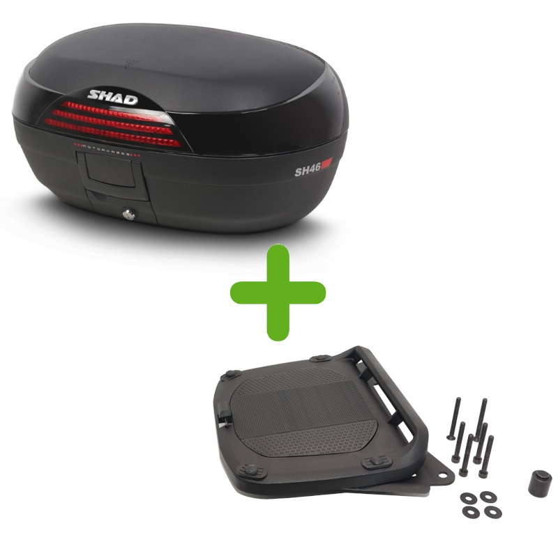 Pack Shad Top Case + Support pour Voge 650 DS / DSX (21-22)