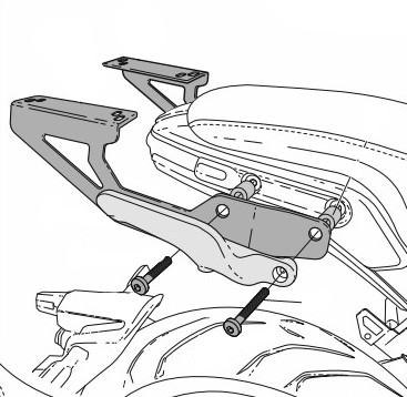 Support Top Case Shad pour Voge 500 AC (22-23)
