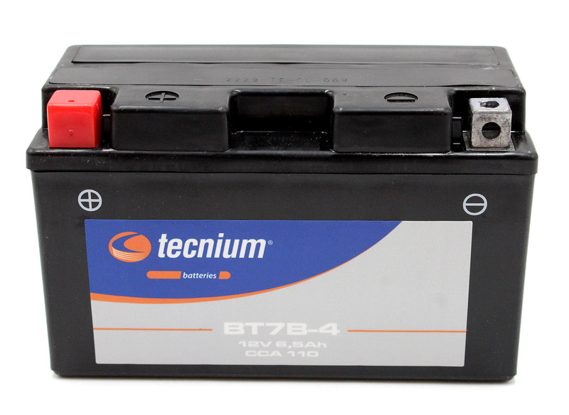 Batterie Moto Tecnium BT7B-4 (YT7B-4 / CT7B-4)