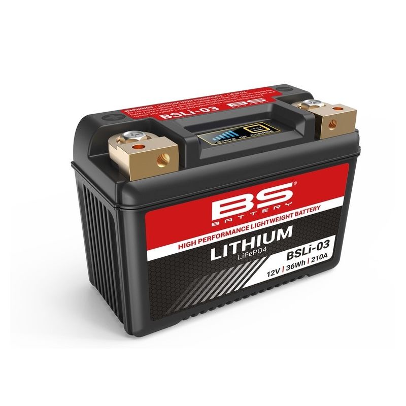 Batterie Moto Lithium BSLI-03 BS Battery (YT7B-4, BT7B-4, CT7B-4)
