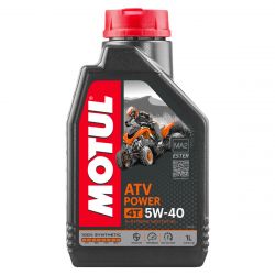 Huile Motul ATV Power 5w40, 100% Synthése 1 litre