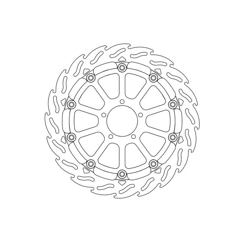 Disque de Frein Avant Gauche Moto-Master Flame Racing pour 1290 Superduke (16-24) - 112222