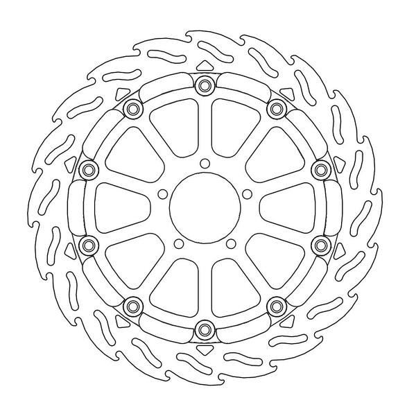 Disque de Frein Avant Droit Moto-Master Flame Racing pour 1290 Superduke (16-24) - 112223