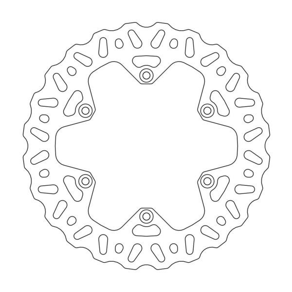 Disque de Frein Arrière Moto-Master Nitro Series pour Husqvarna TE 300 (14-18) - 110363