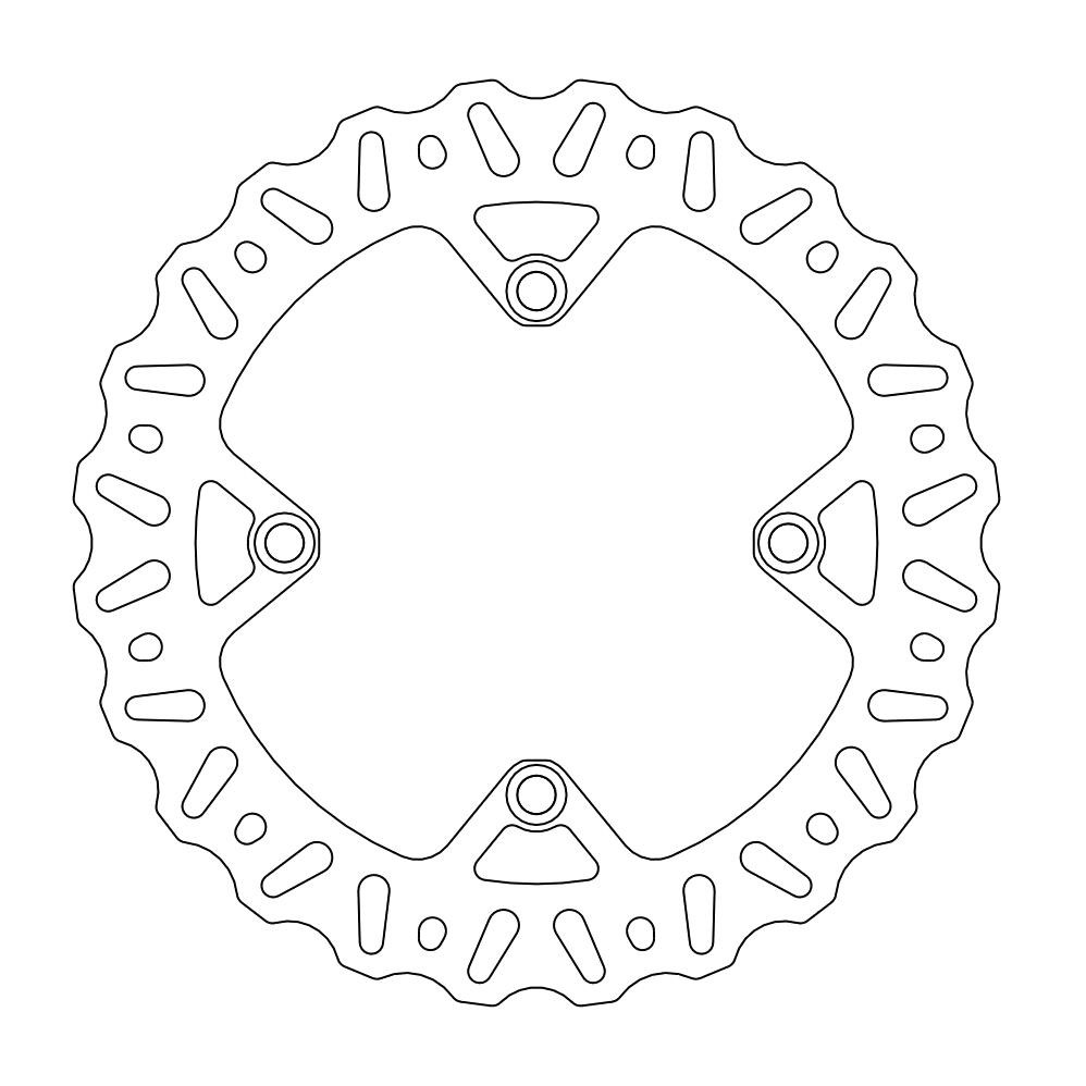 Disque de Frein Arrière Moto-Master Nitro Series pour Husqvarna TE 310 (11-13) - 110405