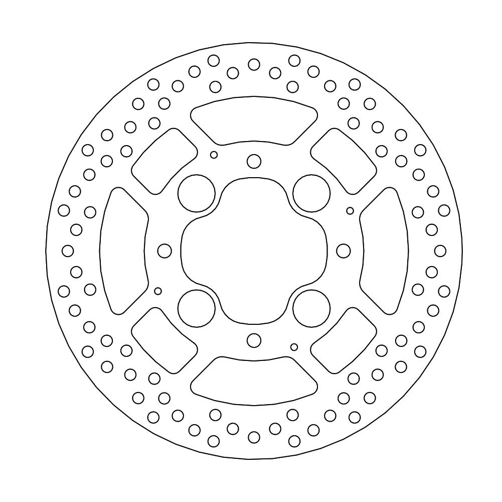 Disque de frein Arrière Moto Master Halo pour CB 1000 R (08-24) - 110492