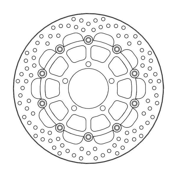 Disque de frein Avant Droit Moto-Master Halo pour 1200 Bonneville T120 (16-19) - 112174