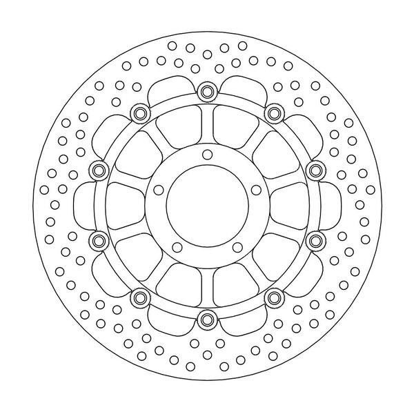 Disque de frein Avant Moto-Master Halo pour Hypermotard 796 (10-13) - 113136