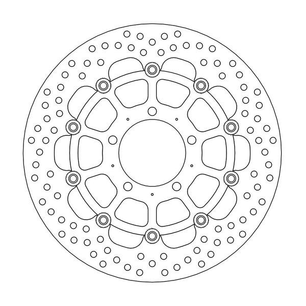 Disque de frein Avant Moto-Master Halo pour ZX-6R 636 Ninja (13-20) - 112125