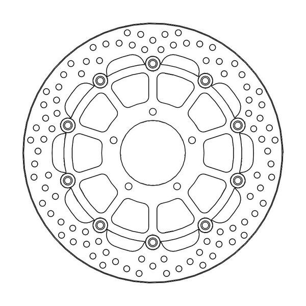 Disque de frein Avant Moto-Master Halo pour Brutale 675 (12-17) - 112181