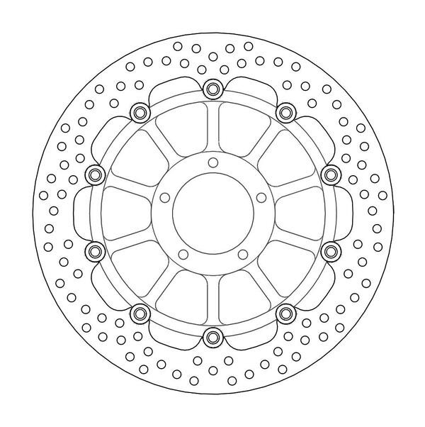 Disque de frein Avant Moto-Master Halo pour 899 Panigale (14-15) - 113103