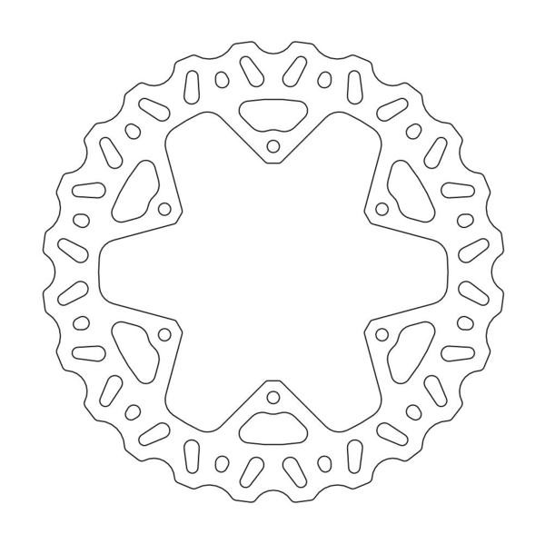 Disque de Frein Arrière Moto-Master Nitro Series pour Yamaha WRF 426 (2002) - 110367