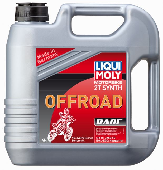 Huile Moto Cross LIQUI MOLY 2 Temps Motorbike Off Road 100% Synthèse 4 Litre