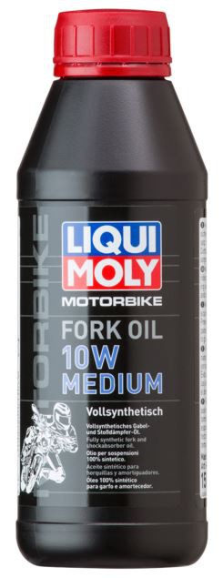 Huile de fourche LIQUI MOLY Motorbike FORK OIL 10w 100% Synth 0.5L