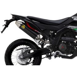 Ligne d'échappement ARROW Thunder Embout Inox pour Aprilia RX 125 (21-24)