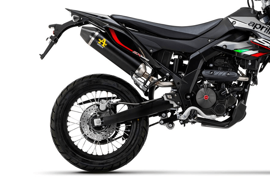 Ligne d'échappement ARROW Thunder Embout Carbone pour Aprilia RX 125 (21-24)