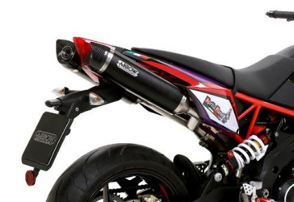 Paire de Silencieux ARROW Thunder pour Aprilia Dorsoduro 750 (09-17)