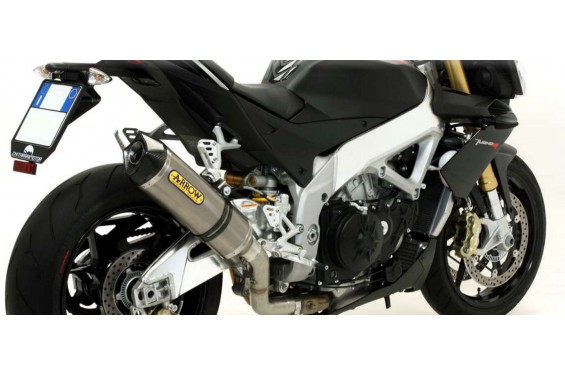 Silencieux ARROW Race-Tech Non homologué pour Tuono V4 1100 RR / Factory (15-16) Silencieux ARROW Race-Tech Non homologué pour Tuono V4 1100 RR / Factory (15-16)
