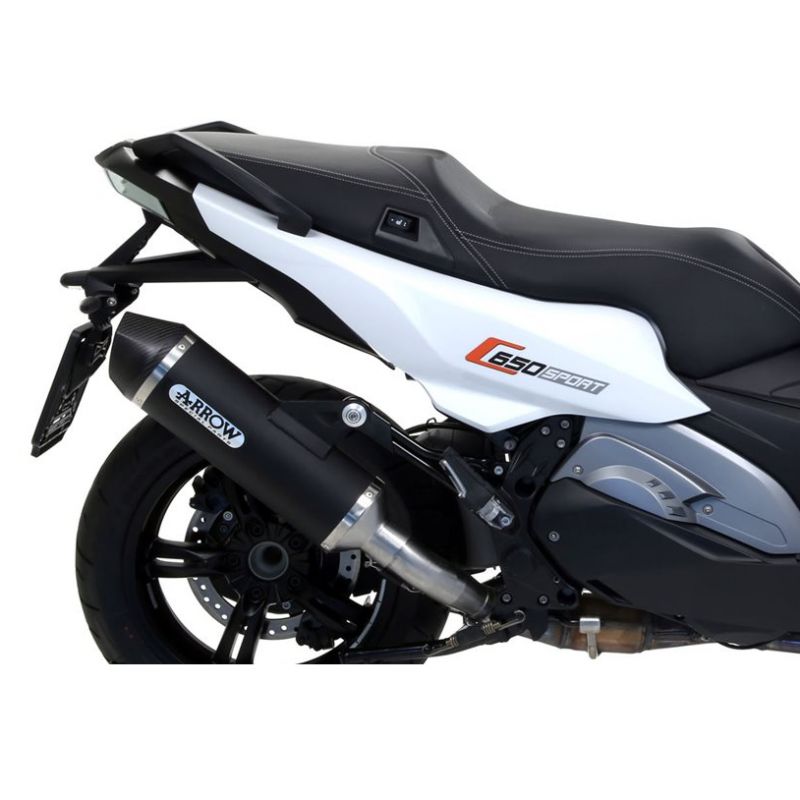 Silencieux ARROW Race-Tech pour BMW C650 Sport (16-20) Silencieux ARROW Race-Tech pour BMW C650 Sport (16-20)