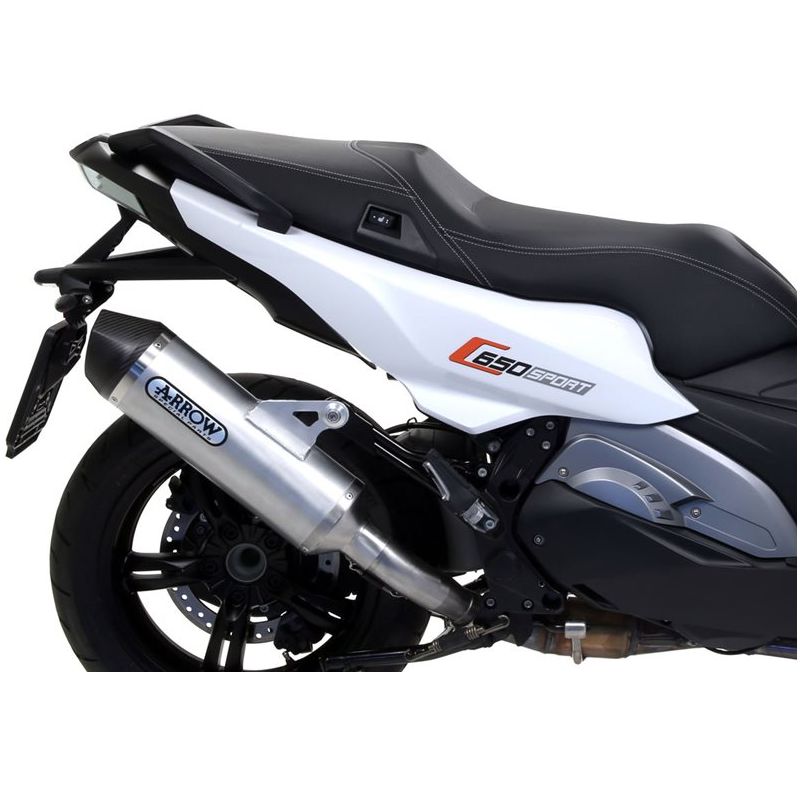 Silencieux ARROW Race-Tech pour BMW C650 Sport (16-20) Silencieux ARROW Race-Tech pour BMW C650 Sport (16-20)