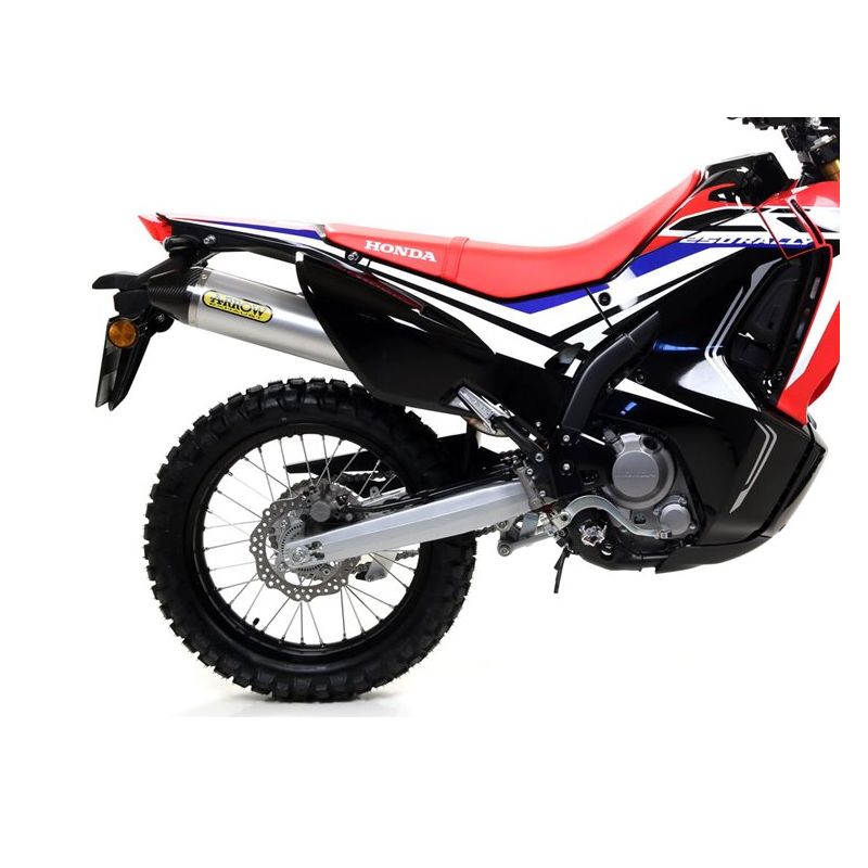 Ligne d'échappement ARROW Thunder embout Carbone pour CRF 250 L - Rally (17-18) Ligne d'échappement ARROW Thunder embout Carbone pour CRF 250 L - Rally (17-18)