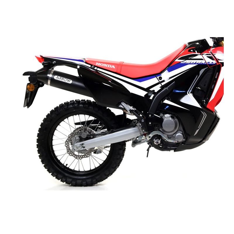 Ligne d'échappement ARROW Thunder embout Inox pour CRF 250 L - Rally (17-18) Ligne d'échappement ARROW Thunder embout Inox pour CRF 250 L - Rally (17-18)