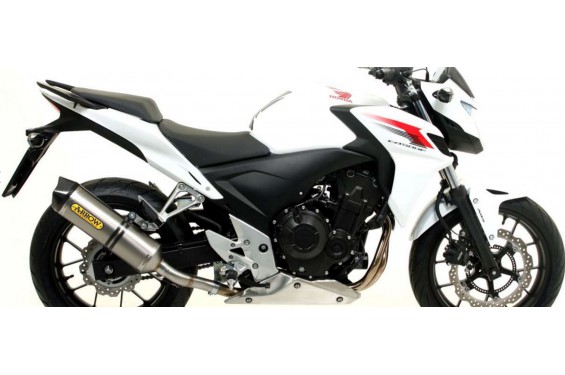 Silencieux ARROW Race-Tech pour CB500F (13-15) et CBR500R (13-15) Silencieux ARROW Race-Tech pour CB500F (13-15) et CBR500R (13-15)