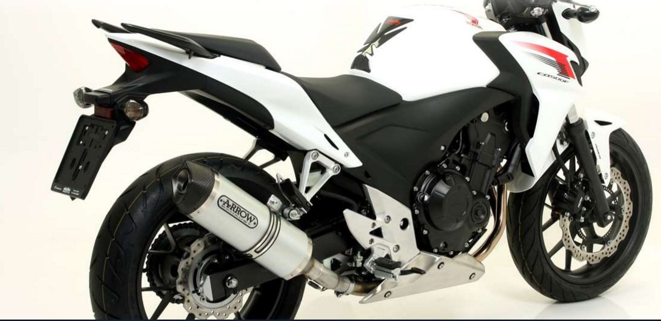 Silencieux ARROW Race-Tech pour CB500F (13-15) et CBR500R (13-15)