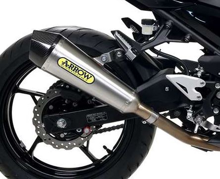 Ligne d'échappement ARROW X-Kone pour Kawasaki Ninja 400 (18-21)