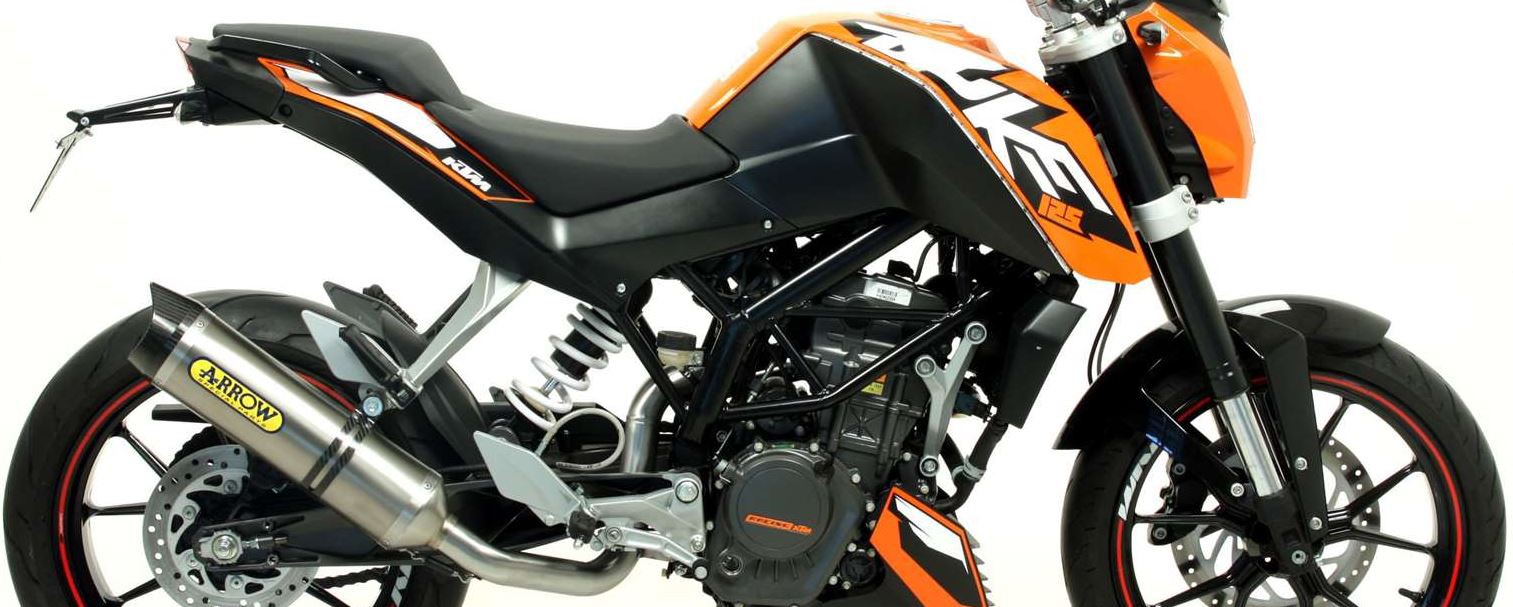 Silencieux ARROW Street Thunder pour Duke 125 (11-16) Duke 200 (11-14)