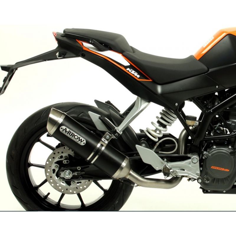 Silencieux ARROW Thunder pour KTM Duke 125 (11-16) et Duke 200 (11-14) Silencieux ARROW Thunder pour KTM Duke 125 (11-16) et Duke 200 (11-14)