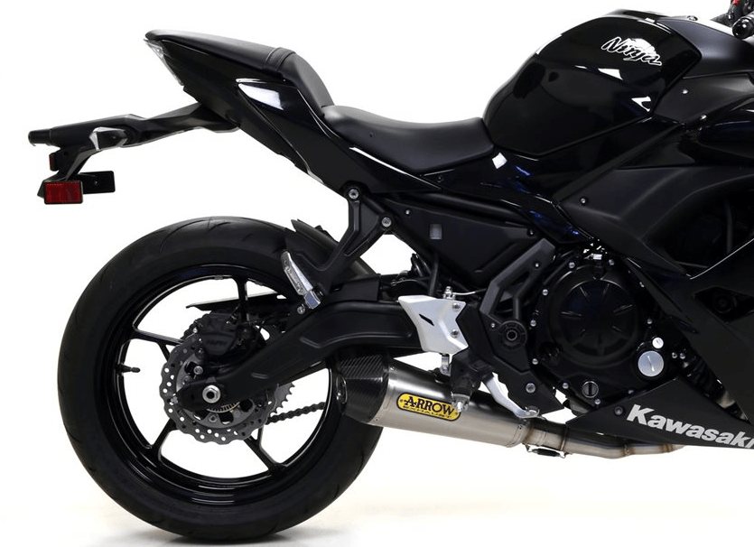 Ligne d'échappement ARROW X-Kone pour Z 650 (17-20) et Ninja 650 (17-20)