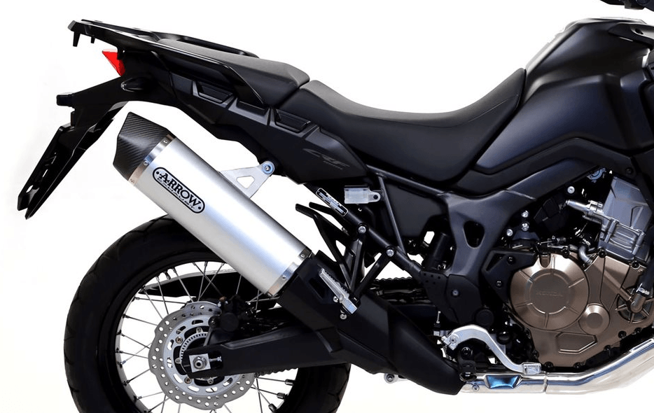 Silencieux ARROW Maxi Race-Tech Embout Carbone pour Africa Twin 1000 (16-19)