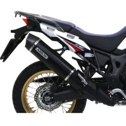 Silencieux ARROW Maxi Race-Tech Embout Carbone pour Africa Twin 1000 (16-19)
