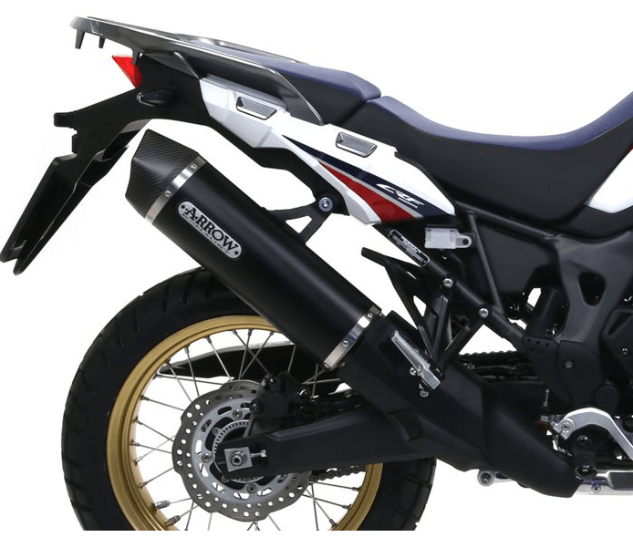 Silencieux ARROW Maxi Race-Tech Embout Carbone pour Africa Twin 1000 (16-19)