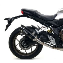 Ligne d'échappement Homologué ARROW Thunder embout Inox pour CB 650 R et CBR 650 R (19-23)