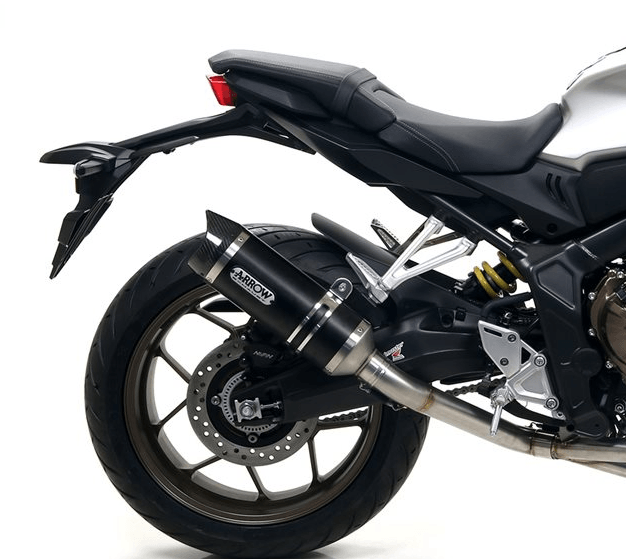 Ligne d'échappement Homologué ARROW Thunder embout Inox pour CB 650 R et CBR 650 R (19-23)
