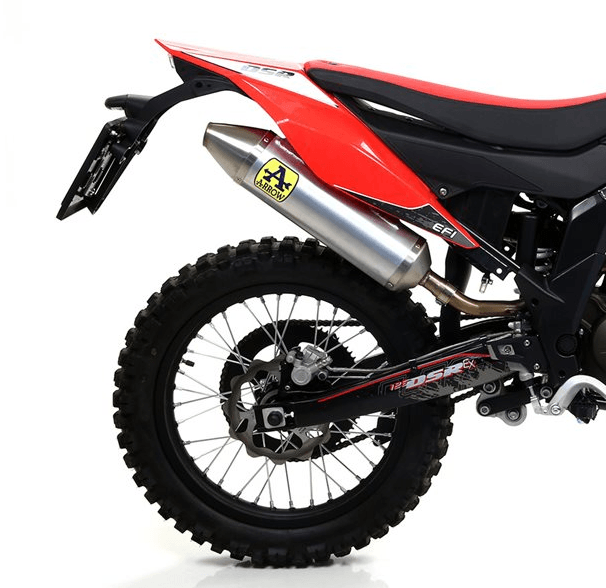 Ligne d'échappement ARROW Thunder embout inox pour DSR EX 125 (18-20)