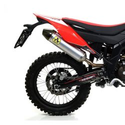 Ligne d'échappement ARROW Thunder embout inox pour DSR EX 125 (18-20)