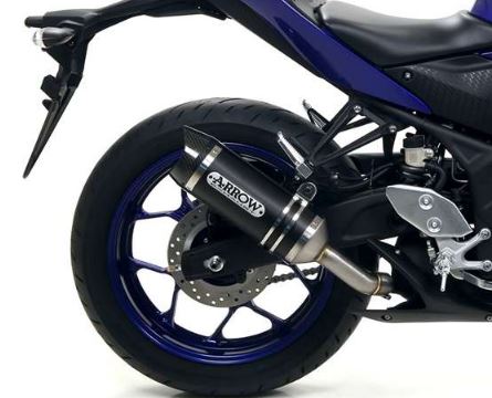 Ligne d'échappement ARROW Street Thunder pour Yamaha YZF-R3 (19-20)