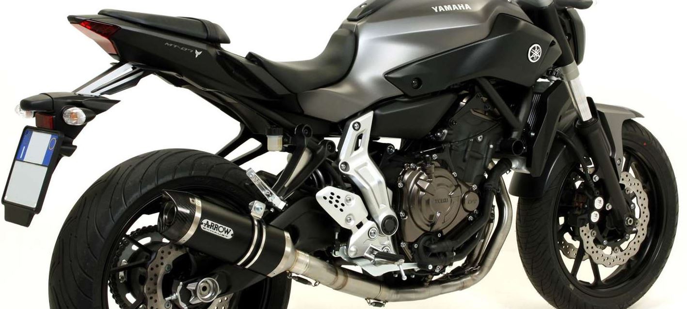 Ligne d'Échappement ARROW Street Thunder pour MT07 (14-20) et Tracer 700 (16-19)