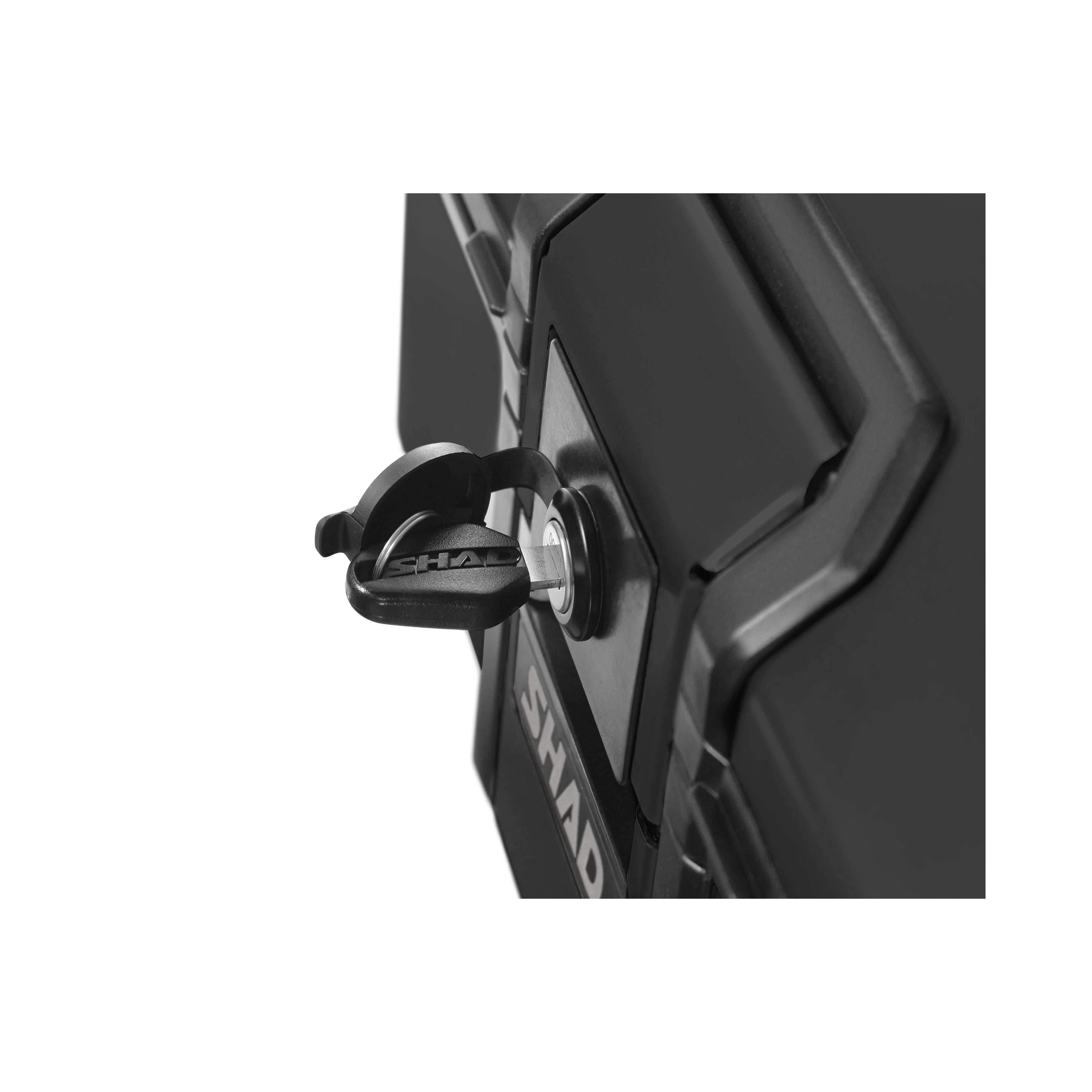 Top Case moto Aluminium Pure Black Shad Terra TR55