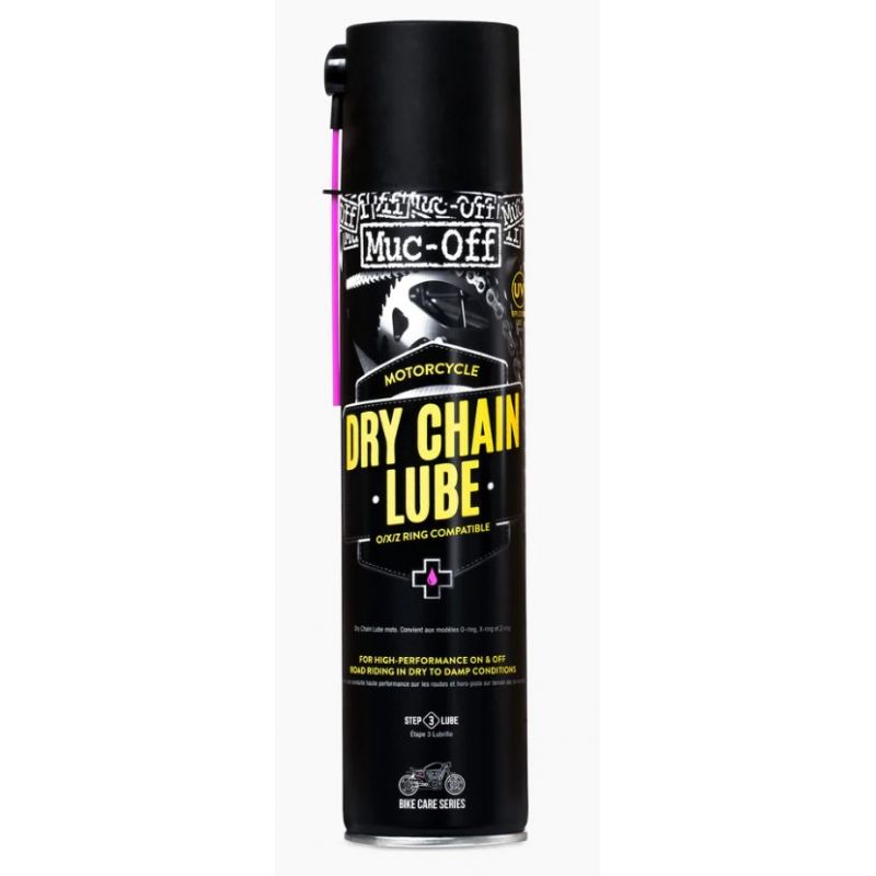 Graisse Chaîne Dry PTFE Chain Lube MUC-OFF 400ml Graisse Chaîne Dry PTFE Chain Lube MUC-OFF 400ml