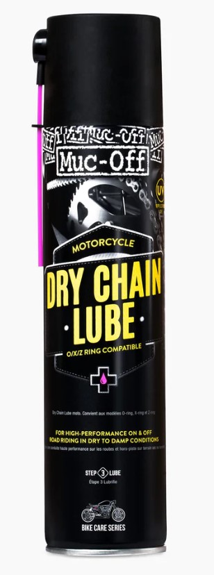 Graisse Chaîne Dry PTFE Chain Lube MUC-OFF 400ml