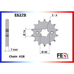 Kit Chaine Moto FE pour Yamaha XSR 125 (21-23)